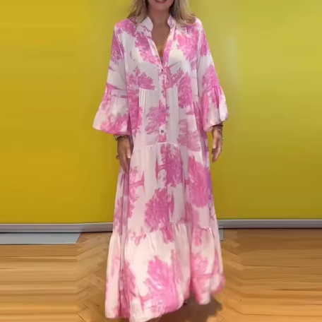 Floravienne™ | Floral Print Dress with Timeless Grace