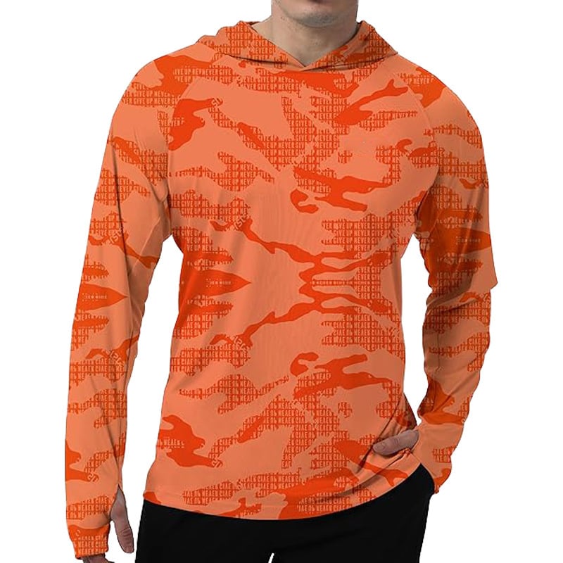 🏆Flash Sale⚡ 50K+ SOLD! Almost Gone-💥🔥Men's UPF 50+ Hooded Sun Protection Fishing Sauna Shirts,Best Gifts