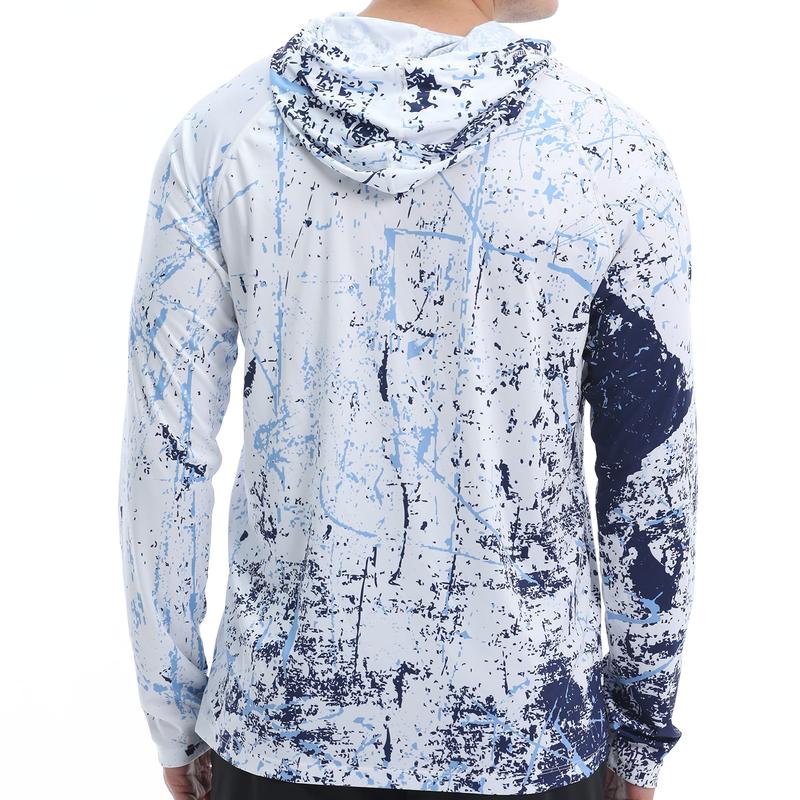 🏆Flash Sale⚡ 50K+ SOLD! Almost Gone-💥🔥Men's UPF 50+ Hooded Sun Protection Fishing Sauna Shirts,Best Gifts