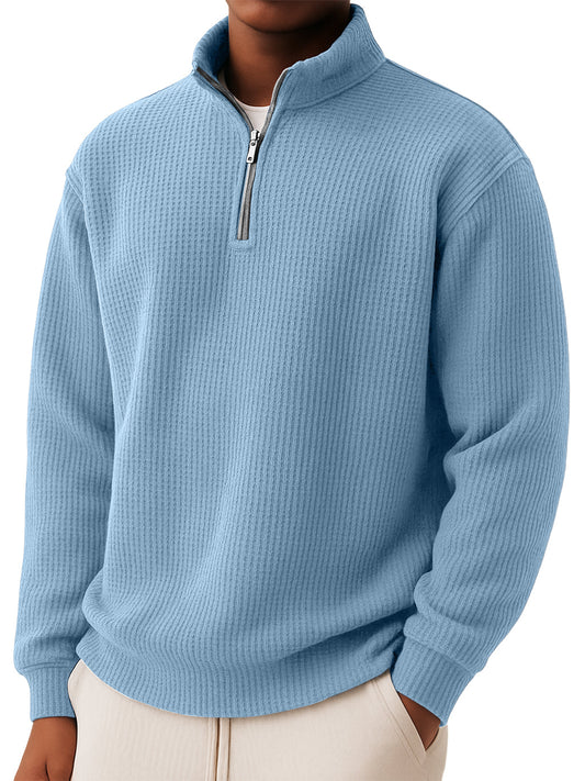 2025-Men's casual and comfortable solid